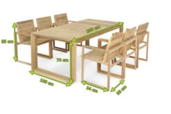 OUTFLEXX Anok Esstischgarnitur, Natur, Recycled FSC-Teak, Esstisch 200x100cm, 6x Stuhl 11 OUTFLEXX Anok Esstischgarnitur, Natur, Recycled FSC-Teak, Esstisch 200x100cm, 6x Stuhl -Gartenmoebel Verkaufs-Shop 5 20599.jpg