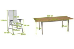 STERN Cardiff Esstischgarnitur, Silber, Edelstahl/Textilen/FSC-Teakholz/Alu, 162/220 X 90 Cm, 6 Multipos, Butterfly-Auszug 13 STERN Cardiff Esstischgarnitur, Silber, Edelstahl/Textilen/FSC-Teakholz/Alu, 162/220 X 90 Cm, 6 Multipos, Butterfly-Auszug -Gartenmoebel Verkaufs-Shop 5 22468.jpg