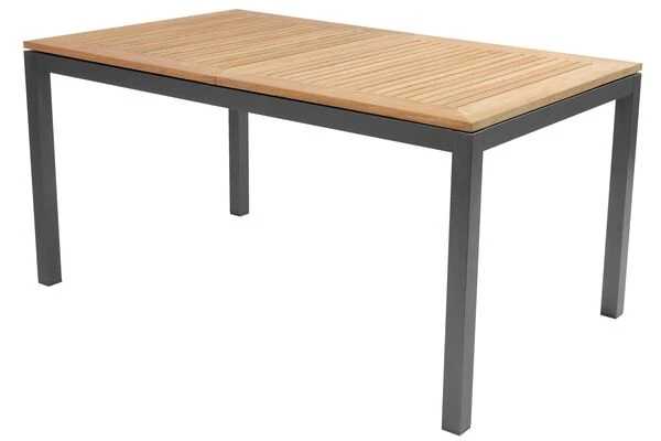 HARTMAN Aruba Esstischgruppe, Xerix/natur, Alu/FSC-Teak, 6 Hochlehner, 150/210x90cm 8 HARTMAN Aruba Esstischgruppe, Xerix/natur, Alu/FSC-Teak, 6 Hochlehner, 150/210x90cm – Bild 6