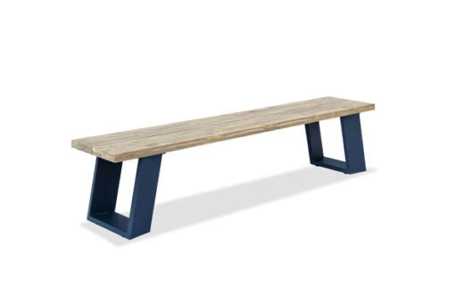 OUTFLEXX Bank, Dark Grey/natur, Alu/recycled FSC®-Teak, 240x100x45cm, Mit Baumkante -Gartenmoebel Verkaufs-Shop 6 20317.jpg