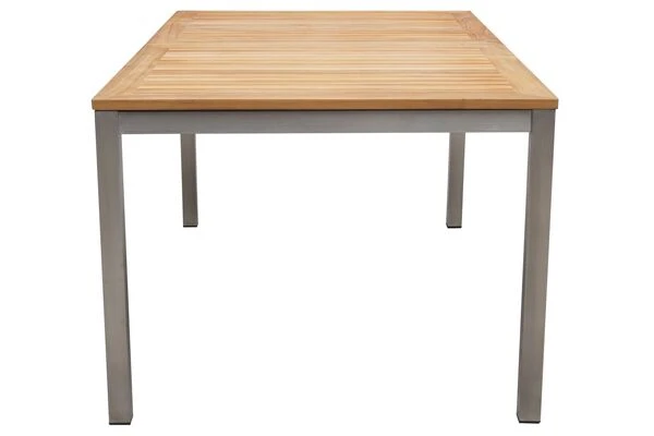 OUTFLEXX Set, Silber, 180/240 X 100 Cm, Edelstahl/Teak, Ausziehtisch, 4 Stühle Padded, 2 Multipositionssessel 12 OUTFLEXX Set, Silber, 180/240 X 100 Cm, Edelstahl/Teak, Ausziehtisch, 4 Stühle Padded, 2 Multipositionssessel – Bild 10