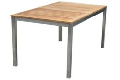 OUTFLEXX Set, Silber, 150 X 90 Cm, Edelstahl/Teak, Ausziehtisch, 6 Stühle, 2 Multipositionssessel -Gartenmoebel Verkaufs-Shop 7 14237.jpg