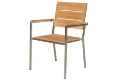 OUTFLEXX Esstischgarnitur, Edelstahl / FSC-Teakholz, Tisch 150 X 80 Cm, 6 Stapelsessel 18 OUTFLEXX Esstischgarnitur, Edelstahl / FSC-Teakholz, Tisch 150 X 80 Cm, 6 Stapelsessel -Gartenmoebel Verkaufs-Shop 7 17266.jpg