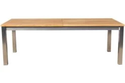 STERN Cardiff Esstischgruppe, Silber/taupe, Edelstahl/FSC-Teak, Tisch 220/340 X 100 Cm, 6 Multipositionssessel 15 STERN Cardiff Esstischgruppe, Silber/taupe, Edelstahl/FSC-Teak, Tisch 220/340 X 100 Cm, 6 Multipositionssessel -Gartenmoebel Verkaufs-Shop 7 19695.jpg