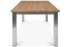 STERN Cardiff Esstischgruppe, Silber/taupe, Edelstahl/Teak, Tisch 200/260 X 100 Cm, 6 Stapelsessel 18 STERN Cardiff Esstischgruppe, Silber/taupe, Edelstahl/Teak, Tisch 200/260 X 100 Cm, 6 Stapelsessel -Gartenmoebel Verkaufs-Shop 7 19704.jpg