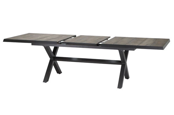 SIENA GARDEN Corido / Sincro Sitzgruppe, Charcoal, Alu / Gardino®-Geflecht, 4 Diningsessel, Ausziehtisch 205/265 X 103 Cm 9 SIENA GARDEN Corido / Sincro Sitzgruppe, Charcoal, Alu / Gardino®-Geflecht, 4 Diningsessel, Ausziehtisch 205/265 X 103 Cm – Bild 7