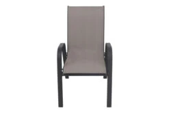 VILLANA Sitzgruppe, Anthrazit/grau, Alu/Textil, Tisch 160/220 Cm, 6 Stapelstühle, 2 Hochlehner 24 VILLANA Sitzgruppe, Anthrazit/grau, Alu/Textil, Tisch 160/220 Cm, 6 Stapelstühle, 2 Hochlehner -Gartenmoebel Verkaufs-Shop 8 13893.jpg