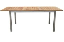OUTFLEXX Set, Silber, 150 X 90 Cm, Edelstahl/Teak, Ausziehtisch, 6 Stühle, 2 Multipositionssessel -Gartenmoebel Verkaufs-Shop 8 14237.jpg