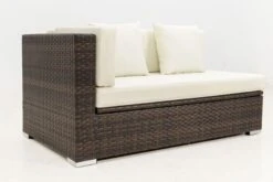 OUTFLEXX 2-Sitzer Ecksofa, Braun Marmoriert, Polyrattan, 145 X 85 X 70 Cm, Wasserfeste Kissenbox, Armlehne Re. 20 OUTFLEXX 2-Sitzer Ecksofa, Braun Marmoriert, Polyrattan, 145 X 85 X 70 Cm, Wasserfeste Kissenbox, Armlehne Re. -Gartenmoebel Verkaufs-Shop 8 15734 4 BOX.jpg