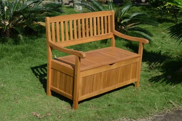 Ploß Aufbewahrungsbank, FSC-Akazie, 107 X 59 X 90 Cm, Inkl. Zinkbeschlägen 12 Ploß Aufbewahrungsbank, FSC-Akazie, 107 X 59 X 90 Cm, Inkl. Zinkbeschlägen – Bild 10