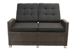Ploß Rocking Comfort Dining / Lounge 2-Sitzer Sofa, Grau/braun-meliert, Polyrattan, 148x85x112 Cm, Verstellbar -Gartenmoebel Verkaufs-Shop 8 18206.jpg