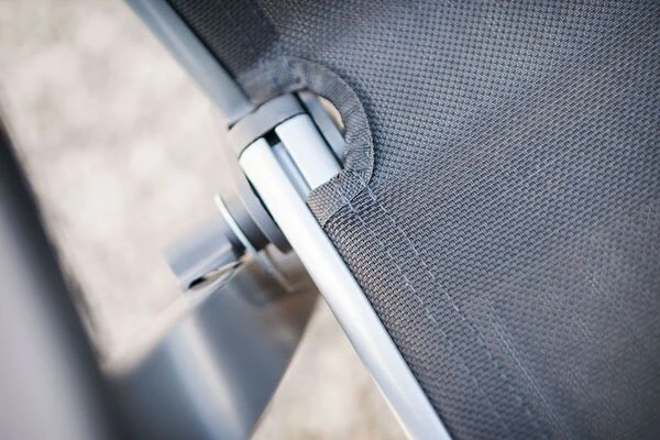 KETTLER Basic Plus Esstischgarnitur, Silber/ Anthrazit, 160 X 95 Cm, Alu/Textilene, 4 Multipositionssessel 11 KETTLER Basic Plus Esstischgarnitur, Silber/ Anthrazit, 160 X 95 Cm, Alu/Textilene, 4 Multipositionssessel – Bild 9