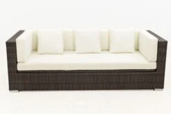 OUTFLEXX 3-Sitzer Sofa, Braun Marmoriert, Polyrattan, 210 X 85 X 70 Cm, Wasserfeste Kissenbox 21 OUTFLEXX 3-Sitzer Sofa, Braun Marmoriert, Polyrattan, 210 X 85 X 70 Cm, Wasserfeste Kissenbox -Gartenmoebel Verkaufs-Shop 9 15734 1 BOX.jpg