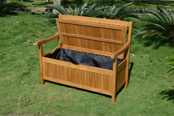 Ploß Aufbewahrungsbank, FSC-Akazie, 107 X 59 X 90 Cm, Inkl. Zinkbeschlägen 13 Ploß Aufbewahrungsbank, FSC-Akazie, 107 X 59 X 90 Cm, Inkl. Zinkbeschlägen – Bild 11