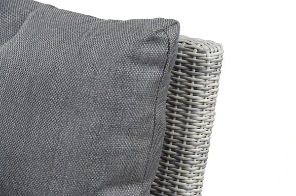 SIENA GARDEN Corido 2-Sitzer Sofa, Ice Grey, Alu / Gardino®-Geflecht, 136x83x88 Cm, Armlehne Links 11 SIENA GARDEN Corido 2-Sitzer Sofa, Ice Grey, Alu / Gardino®-Geflecht, 136x83x88 Cm, Armlehne Links – Bild 9