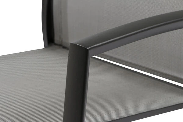 SIENA GARDEN Velia / Silva Dining Set, Anthrazit/washed Grey, Alu/Ranotex/Keramik, 8 Sessel, Tisch 220 X 100 Cm 11 SIENA GARDEN Velia / Silva Dining Set, Anthrazit/washed Grey, Alu/Ranotex/Keramik, 8 Sessel, Tisch 220 X 100 Cm – Bild 9