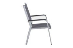 KETTLER Friends Esstischgarnitur, Silber/anthrazit, Alu/Textilene, Tisch 180/240 X 90 Cm, 6 Stapelsessel 21 KETTLER Friends Esstischgarnitur, Silber/anthrazit, Alu/Textilene, Tisch 180/240 X 90 Cm, 6 Stapelsessel -Gartenmoebel Verkaufs-Shop 9 21552.jpg